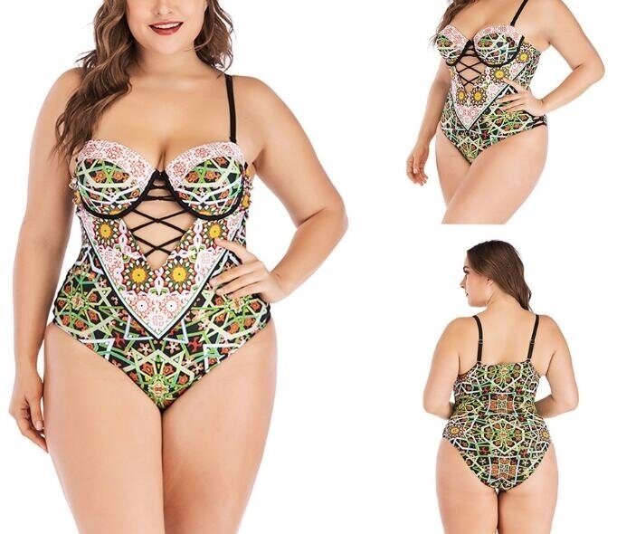 One Piece Swimsuits Plus Size Bathing Suits Bandeau Swimwear