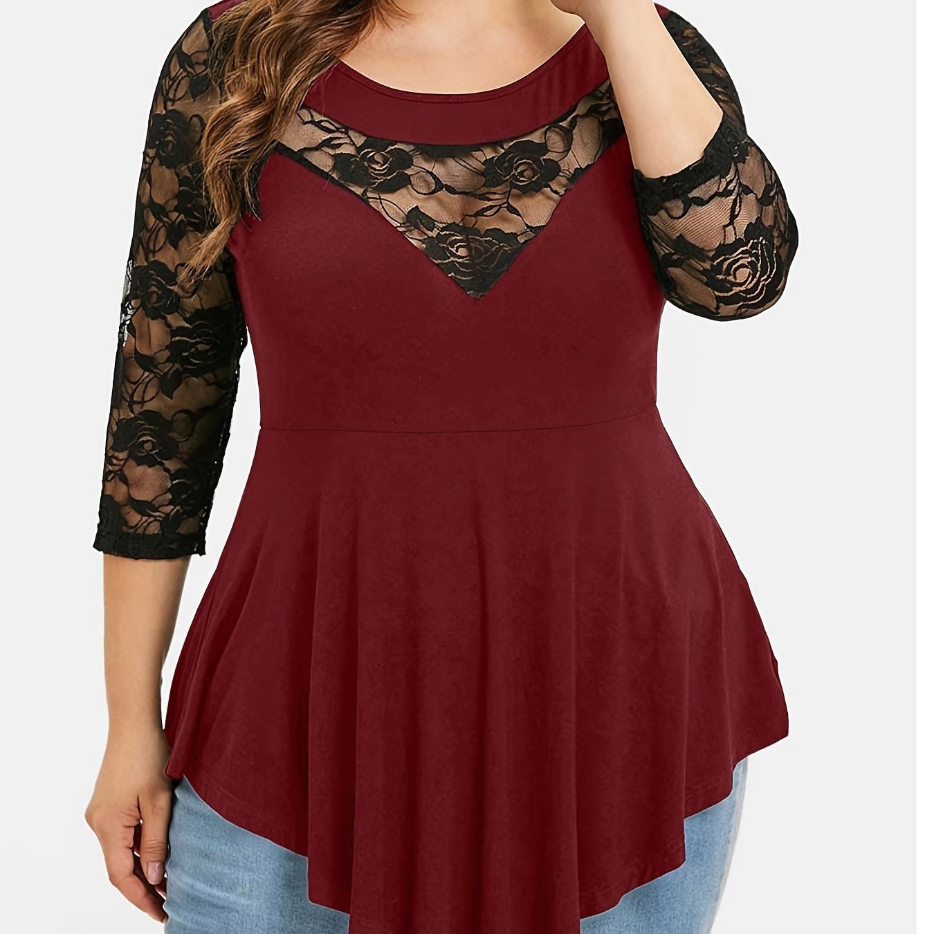 Women's Plus Medium Stretch Sexy Tops