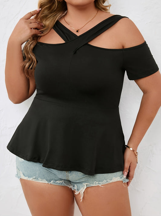 Women's Plus Medium Stretch Casual Top