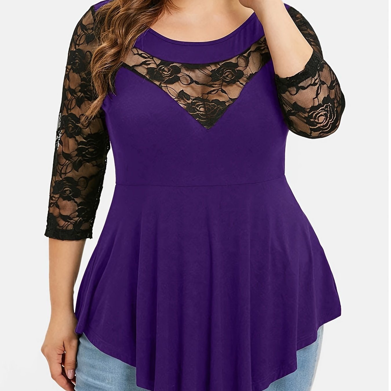 Women's Plus Medium Stretch Sexy Tops