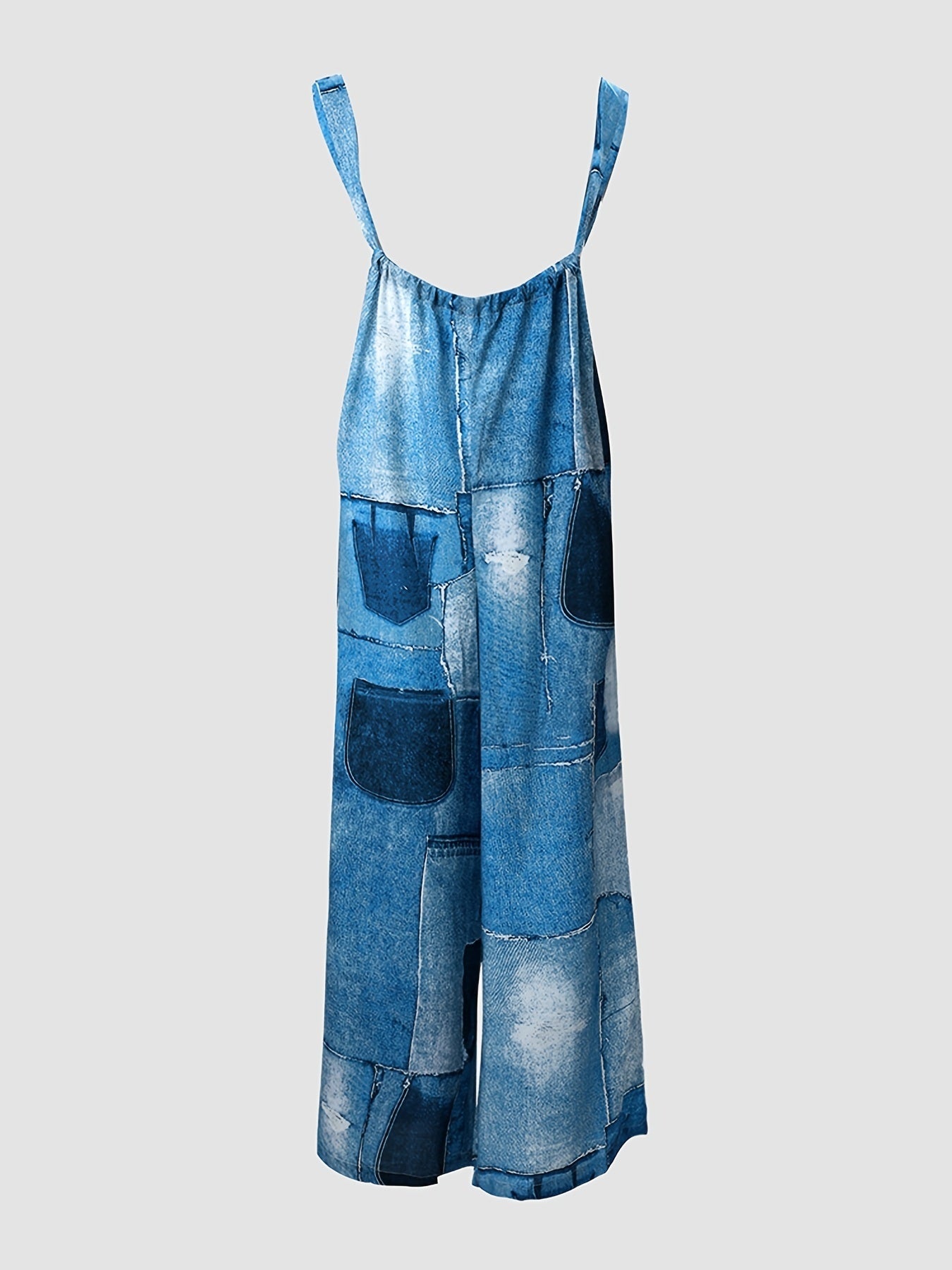 Wide Leg Long Length Casual Jumpsuits