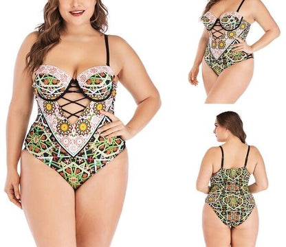 One Piece Swimsuits Plus Size Bathing Suits Bandeau Swimwear