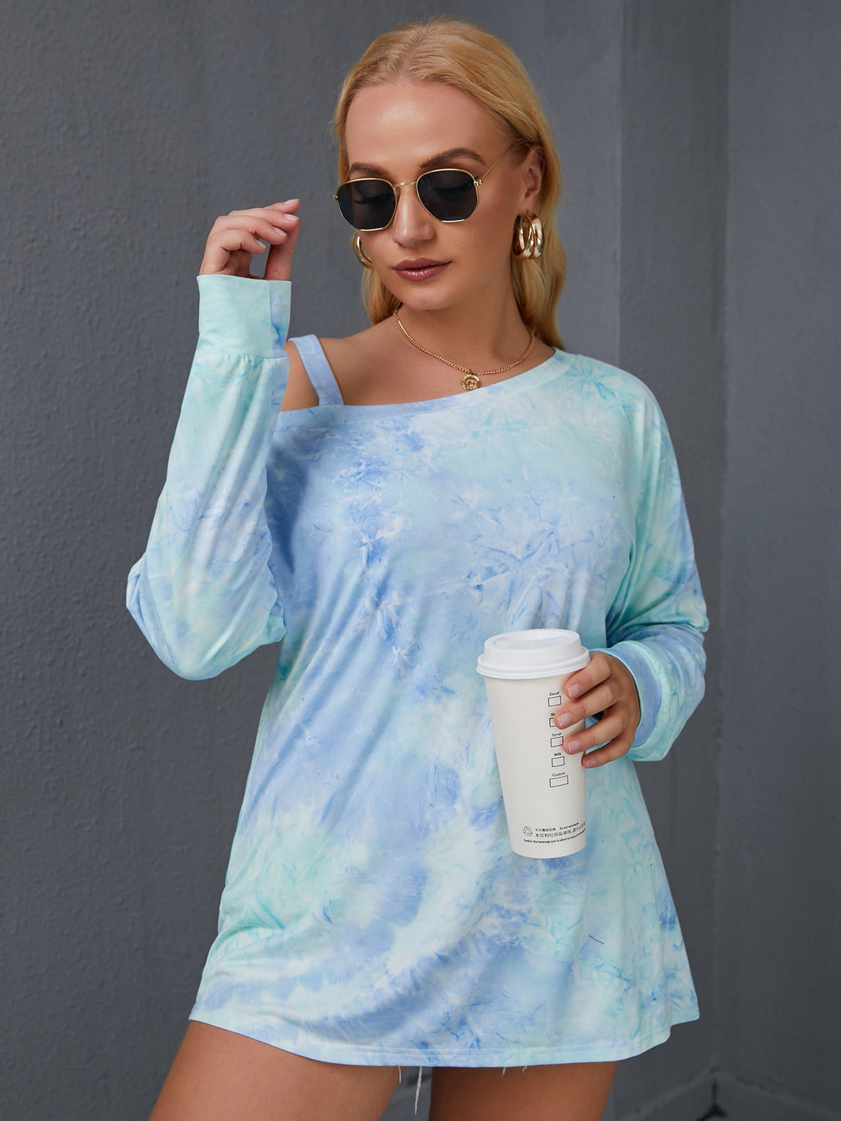 Oversize L-4XL Mid-length Sexy Tops