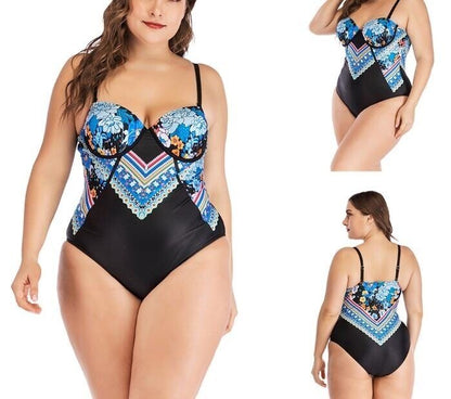 One Piece Swimsuits Plus Size Bathing Suits Bandeau Swimwear