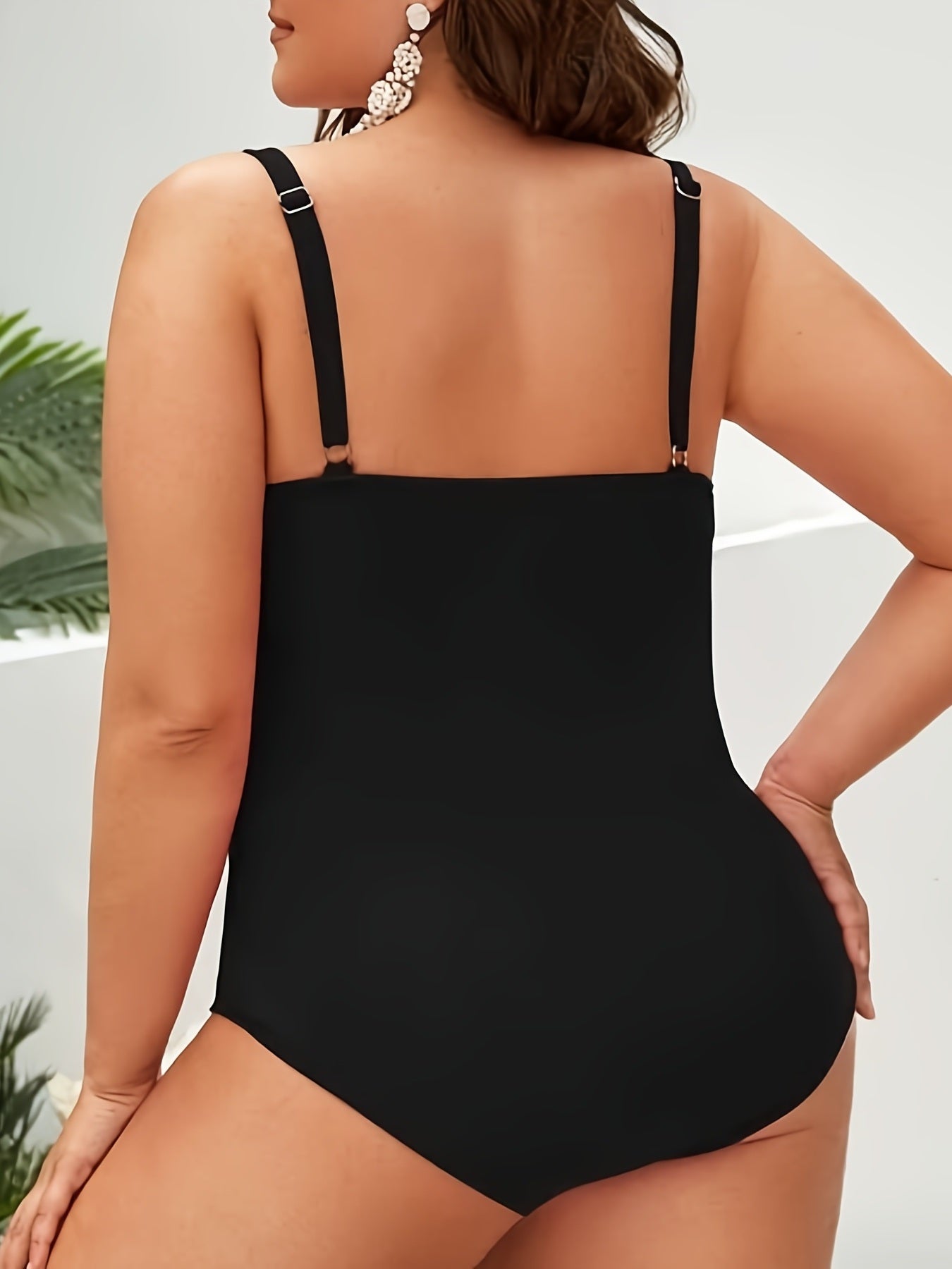 Women's Plus High Stretch Casual Swimsuit