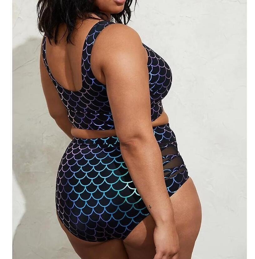 Geometric Skinny Backless Swimsuit Bikini
