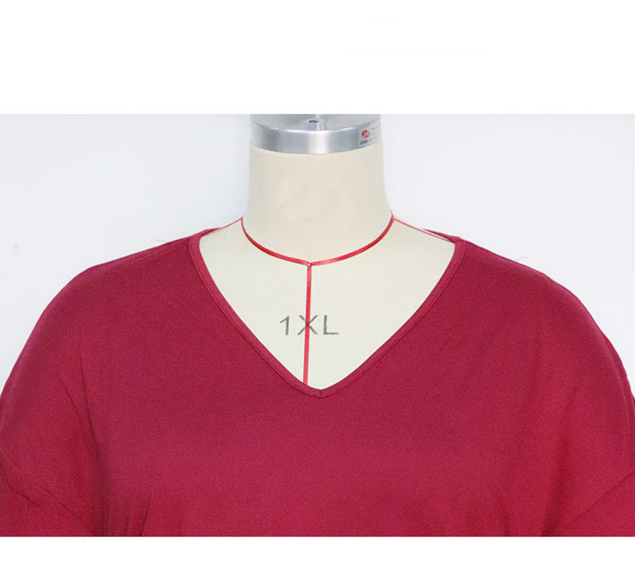 Summer Plus Size L-4XL Loose Tops