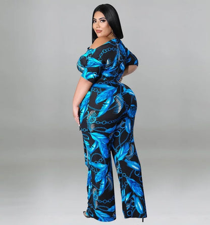 Western Style Plus Size Jumpsuite
