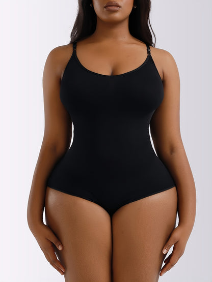 Plus Size Solid Seamless Cami Shapewear