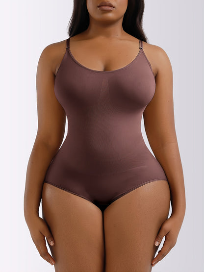 Plus Size Solid Seamless Cami Shapewear