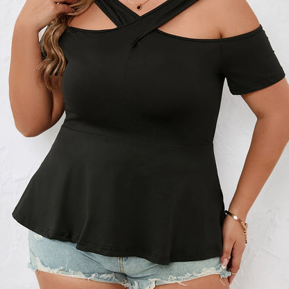 Women's Plus Medium Stretch Casual Top