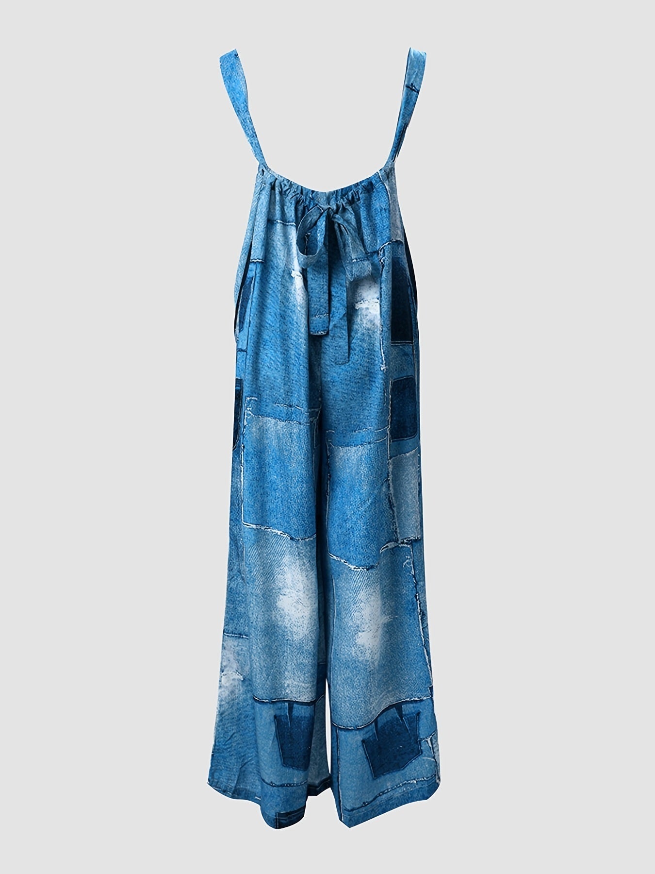Wide Leg Long Length Casual Jumpsuits